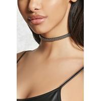 Faux Leather Stud Choker