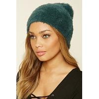 Faux Mohair Knit Beanie