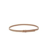 Faux Leather Skinny Belt