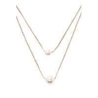 faux pearl necklace set