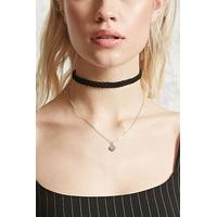 Faux Suede Layered Choker
