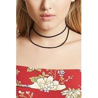 Faux Suede Layered Choker