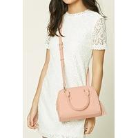 faux leather satchel bag