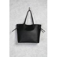 faux leather tote bag