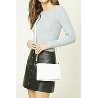 Faux Leather Crossbody Clutch