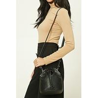 Faux Leather Bucket Bag