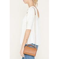 faux leather mini crossbody