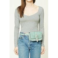 Faux Leather Fanny Pack