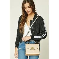 Faux Leather Satchel