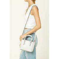 Faux Leather Satchel