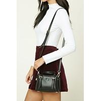 Faux Leather Mini Satchel