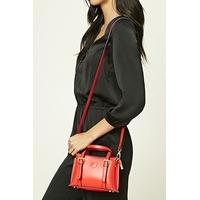 Faux Leather Mini Satchel