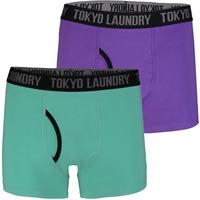 Fairholt (2 Pack) Boxer Shorts Set in Purple / Agate Green  Tokyo Laundry
