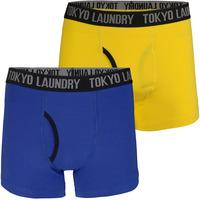 fairholt 2 pack boxer shorts set in ocean yellow iris tokyo laundry