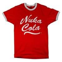 fallout mens nuka cola logo t shirt large red ge1748l