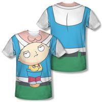family guy stewie carrier costume tee frontback print