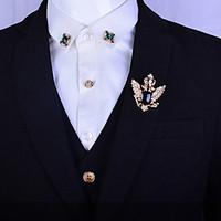 fashion arrogance double eagle brooch