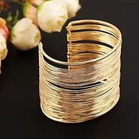 Fashion Metal Cuff Bracelet(Gold Silver)