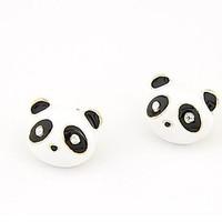 Fashion Lovely Panda Stud Earrings
