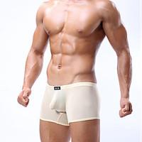 Factory direct male underwear thin silk waist sexy sexy transparent transparent breathable pants