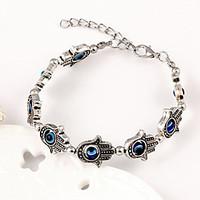 fashion women european style evil eye hand braceletrandom color