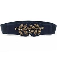 Fashion Women Belt Oxford Cloth Material Belt Metal Buckle Decorative Belts