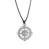 Fashion Stainless Steel Compass Pendant Necklace Jewelry Christmas Gifts