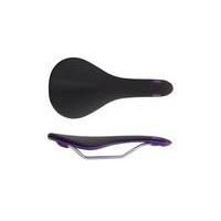 Fabric Scoop Flat Elite Saddle | Black/Purple