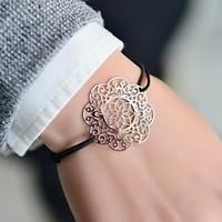 Fashion Women Cut Out Stamping Elastic Bracelet Christmas Gifts