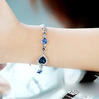 Fashion Crystals Heart Shape Bracelet