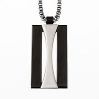 fashion mens 316l stainless steel pendant necklace