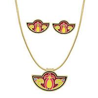 Fashion Big Necklace And Earring Jewelry Sets