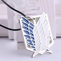 Fashion Jewelry Shingeki no Kyojin Anime Attack On Titan Vintage Casual Alloy Scouting Legion Pendant Necklace