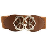 Fashion Women Belt Oxford Cloth Material Belt Metal Buckle Decorative Belts