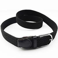 Fashion Women Belt Oxford Cloth Material Belt Metal Buckle Decorative Belts