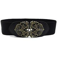 Fashion Women Belt Oxford Cloth Material Belt Metal Buckle Decorative Belts