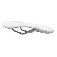 Fabric Scoop Flat Race Saddle | White