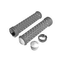 Fabric Lite Lock On Pro Grips | Grey/White