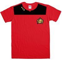 Fancy Dress T Shirt - Star Trek Uniform