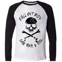Fall Out Boy Baseball Top - Skull And Crossbones