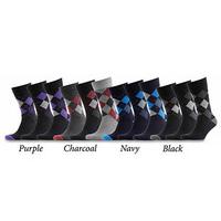 farah gentle grip mens socks pack of 3 pairs black cotton