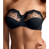 fantasie samantha black uw strapless bra