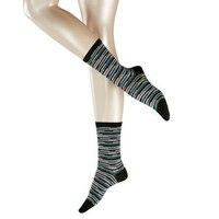 falke irregular stripe ankle socks