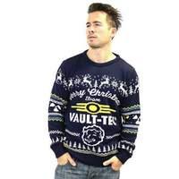 Fallout Blue Xmas Jumper Xl