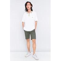 farah hawking green chino shorts khaki