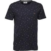 farah vintage mens bradshaw printed t shirt true navy