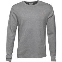 farah vintage mens stones milano long sleeve t shirt gravel marl