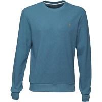 Farah Vintage Mens Ashcroft Waffle Sweatshirt Stellar