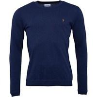 farah vintage mens stephens long sleeve crew yale marl