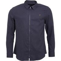 Farah Vintage Mens Kinch Long Sleeve Shirt Asphalt